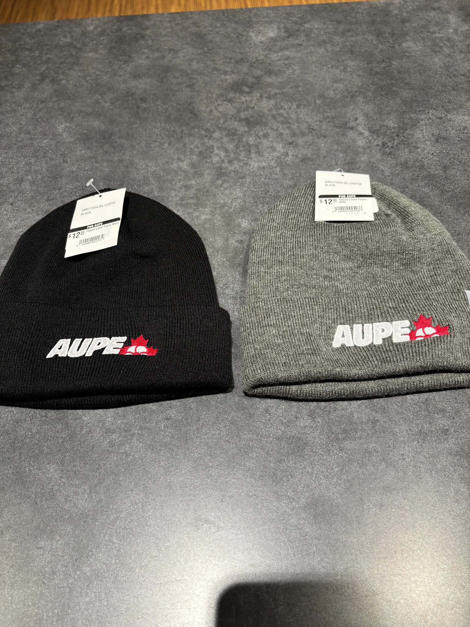 Fleece Lined Toque- Grey