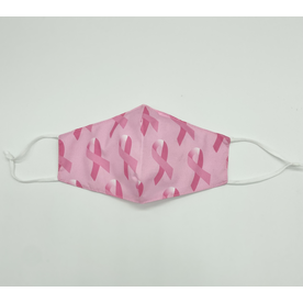 PINK BREAST CANCER FACE MASK