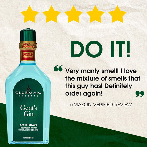 CLUBMAN CLUBMAN GENT’S GIN AFTER SHAVE