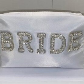 LUXIE White Bride Makeup Bag