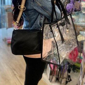 Luxie Clear Tote With Bag
