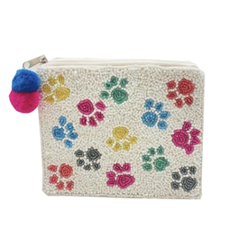 LA CHIC Artisan  Handcrafted Beaded Bag-Paws