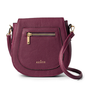 KEDZIE Kedzie Camden Mini  Messenger- Burgundy