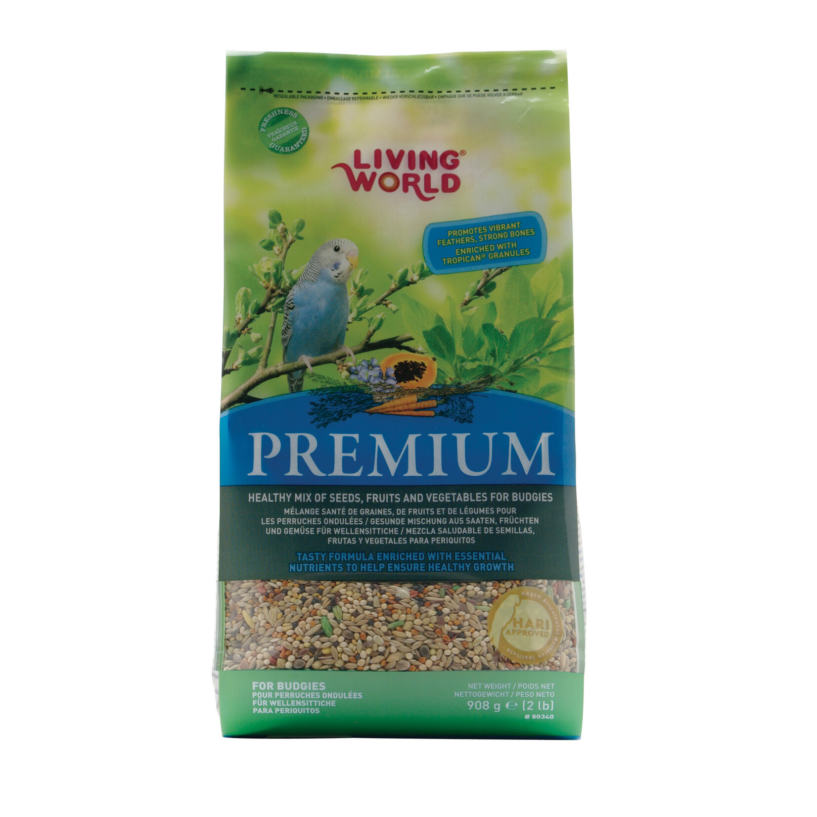 Living World Hagen Living World Premium Seed For Budgies (2lb)
