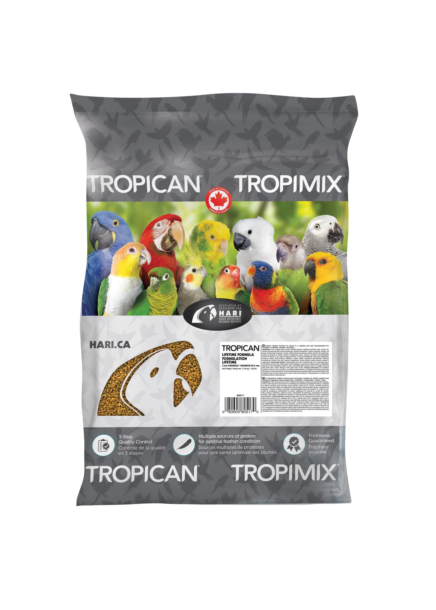 Hagen Hagen Tropican Lifetime Formula 2mm 80517 (25lb)