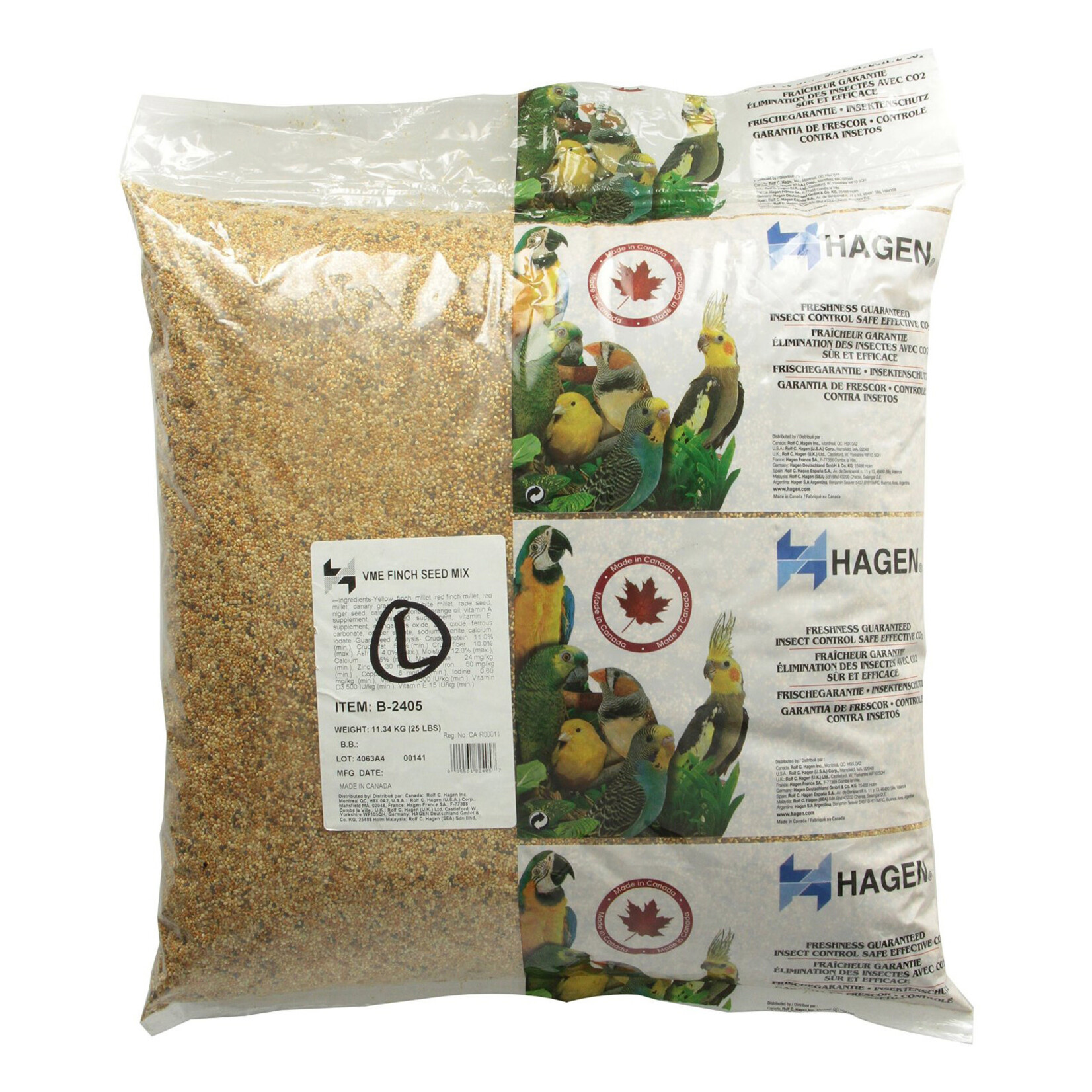 Hagen Hagen Finch Staple VME Seed,  B2405 11.34 kg (25lb)