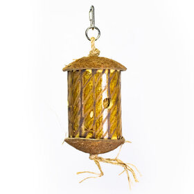 Kings Cages Kings S025 FORAGING BAMBOO TUBE WITH COCONUT FIBER S025