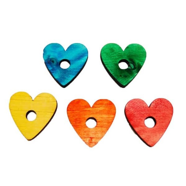 Chirp N Dales Colored Heart 200731