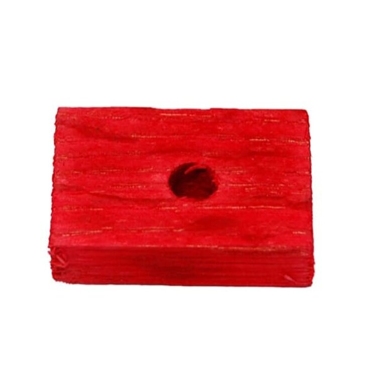 Chirp N Dales Colored Wood Small   .25″H X 1.50″W X .875″LO (H1/4)  200648