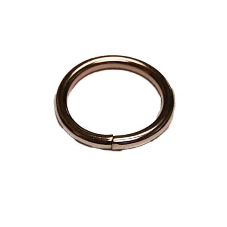 Chirp N Dales O Ring / Nickel Plated Split Ring 1/2″ (int) (unwelded)