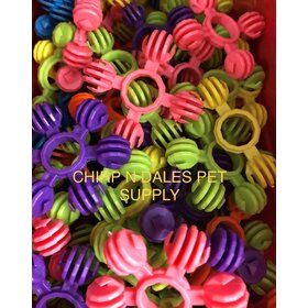 Chirp N Dales Plastic Interstar Snowflake Assorted Shapes