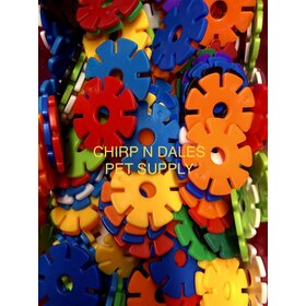 Plastic Snowflake Discs