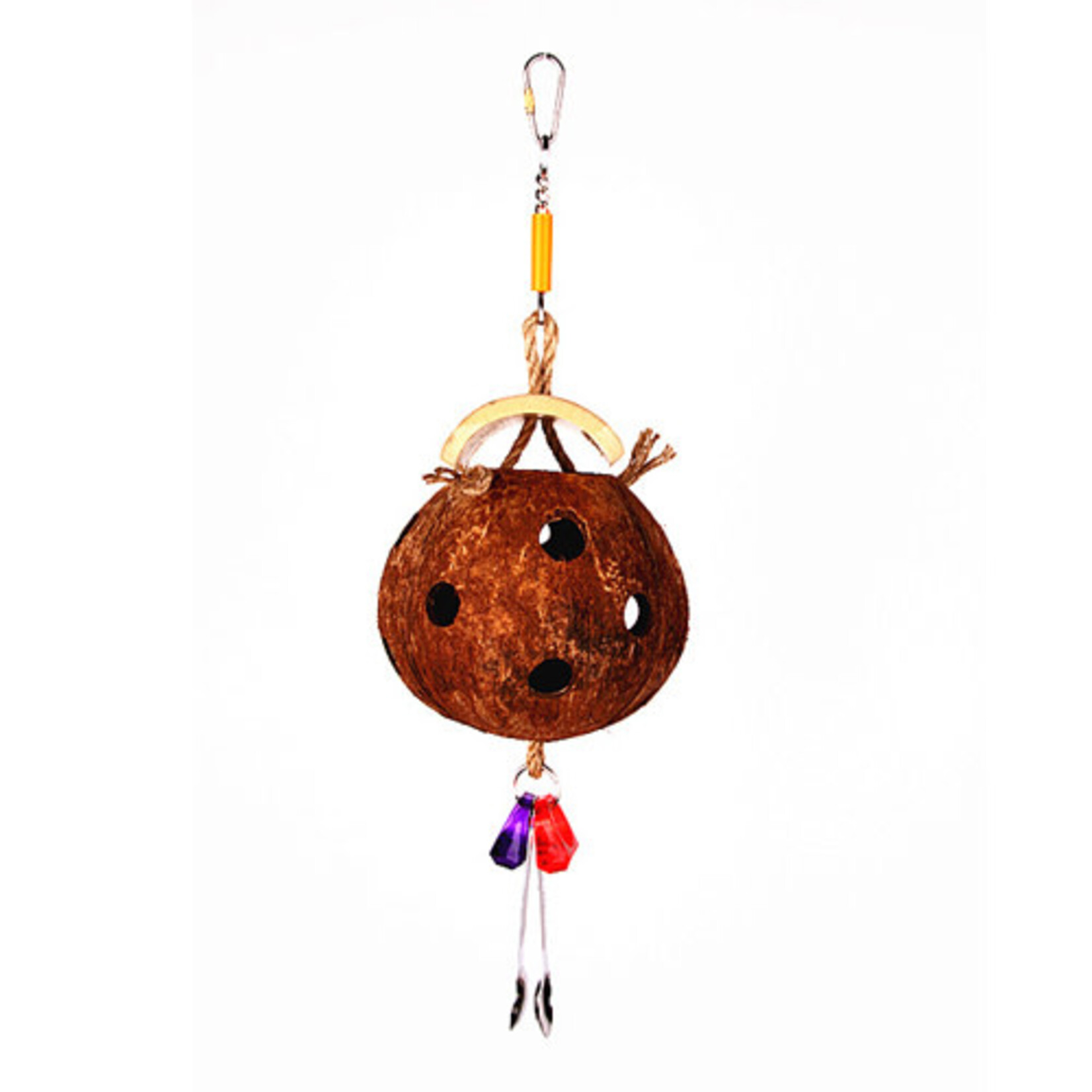 Kings Cages Kings FORAGING TOY NATURALS COCONUT AND BAMBOO  K986