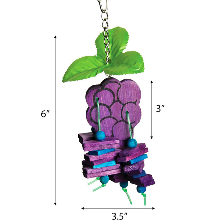 A&E Small Grapes Bird Toy HB01420