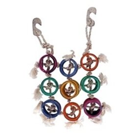 Hagen Living World Nature's Treasure Bird Toy Bamboo Ring Mural, For medium hookbills