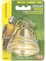 Hagen Hagen Living World 81465 Brass Parrot Bell, 2.75-Inch Diameter with Matching 7-Inch Chain 81465