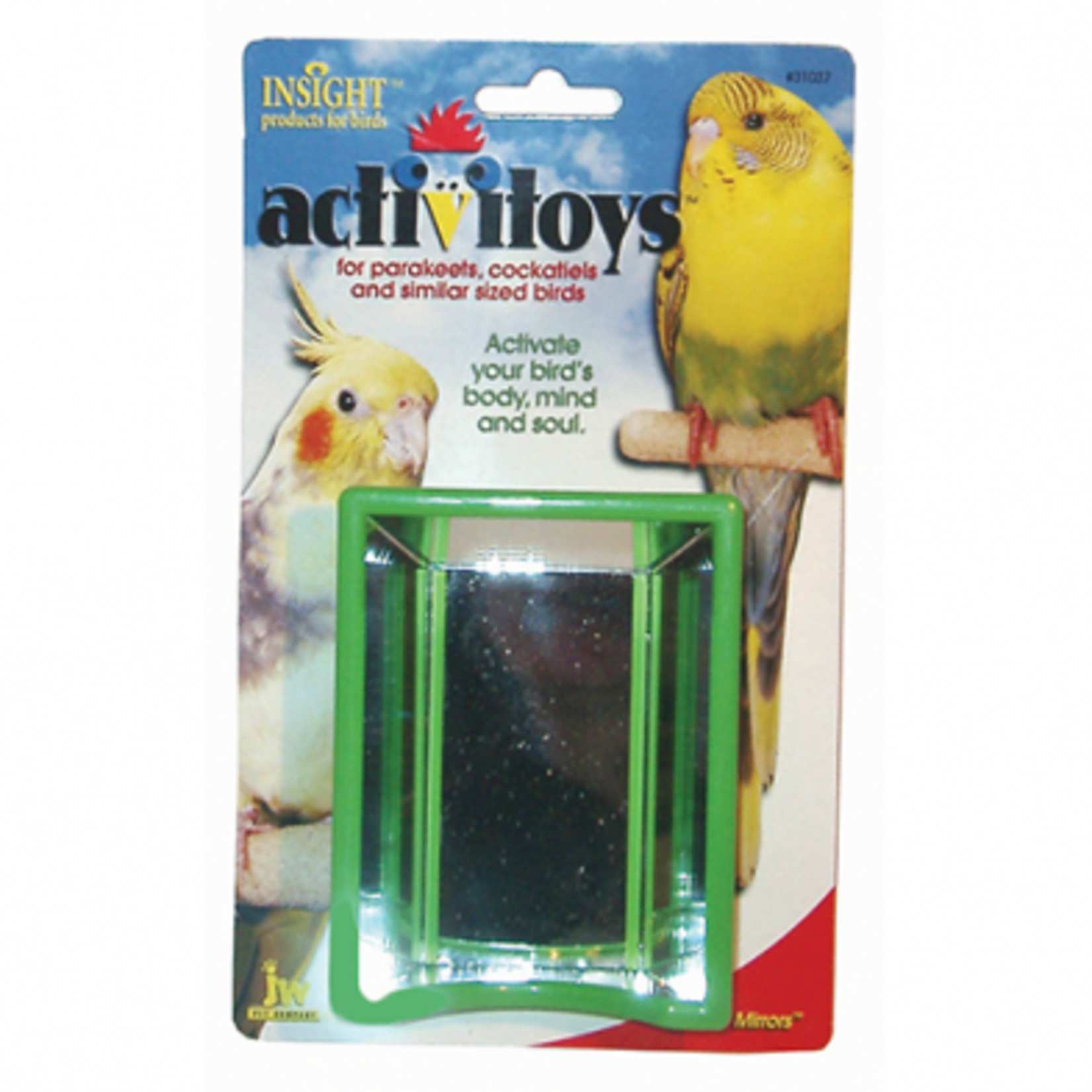 JW JW® ACTIVITOY® HALL OF MIRRORS BIRD TOY 31037