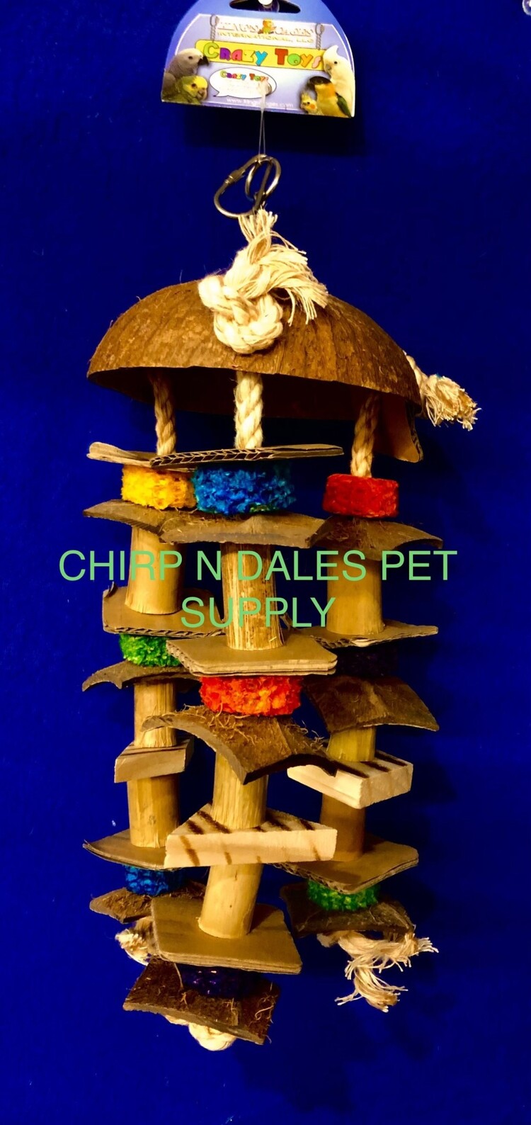 Kings Cages NATURAL COCONUT AND SISAL ROPES MEDIUM