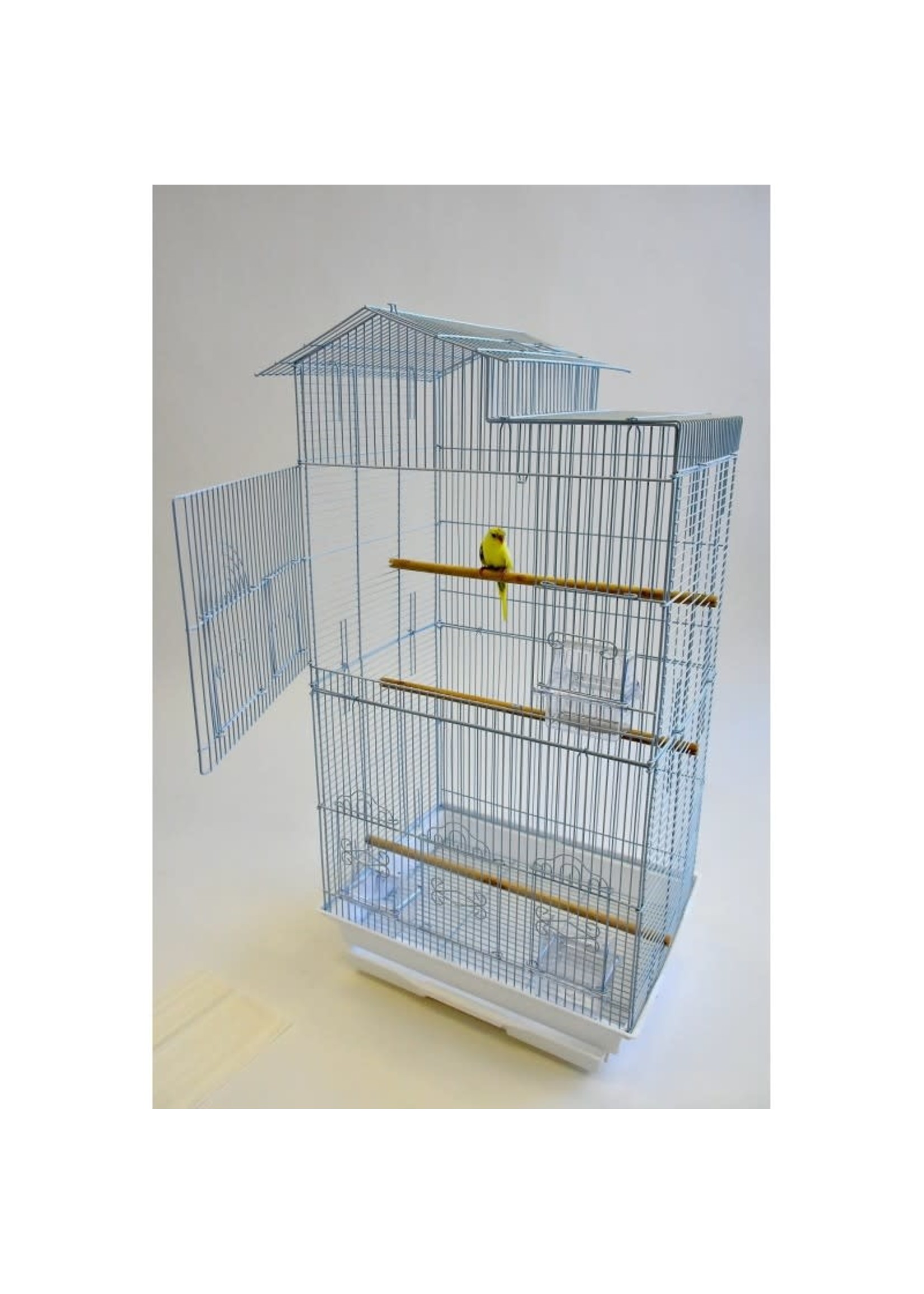 Glitter Pets GP (BS05) HOUSE STYLE SMALL BIRD CAGE 18x14x35