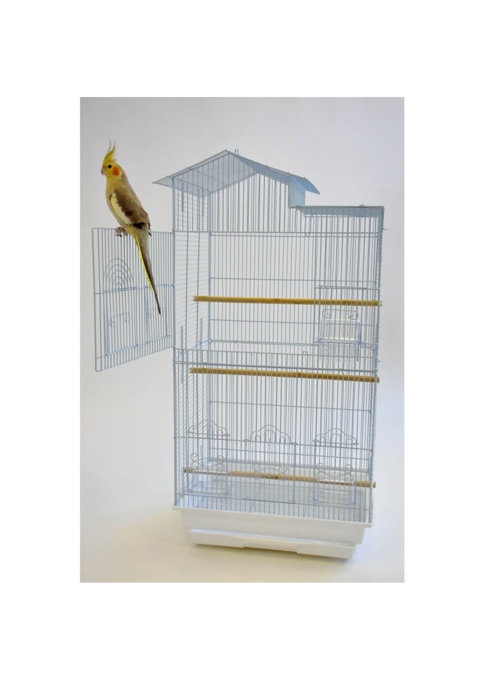 Glitter Pets GP (BS05) HOUSE STYLE SMALL BIRD CAGE 18x14x35