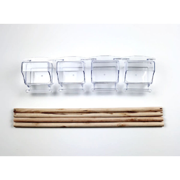 Glitter Pets GP Stackable Breeding Cage BR09  (Set of 2 cages) 36 x 18 x 18