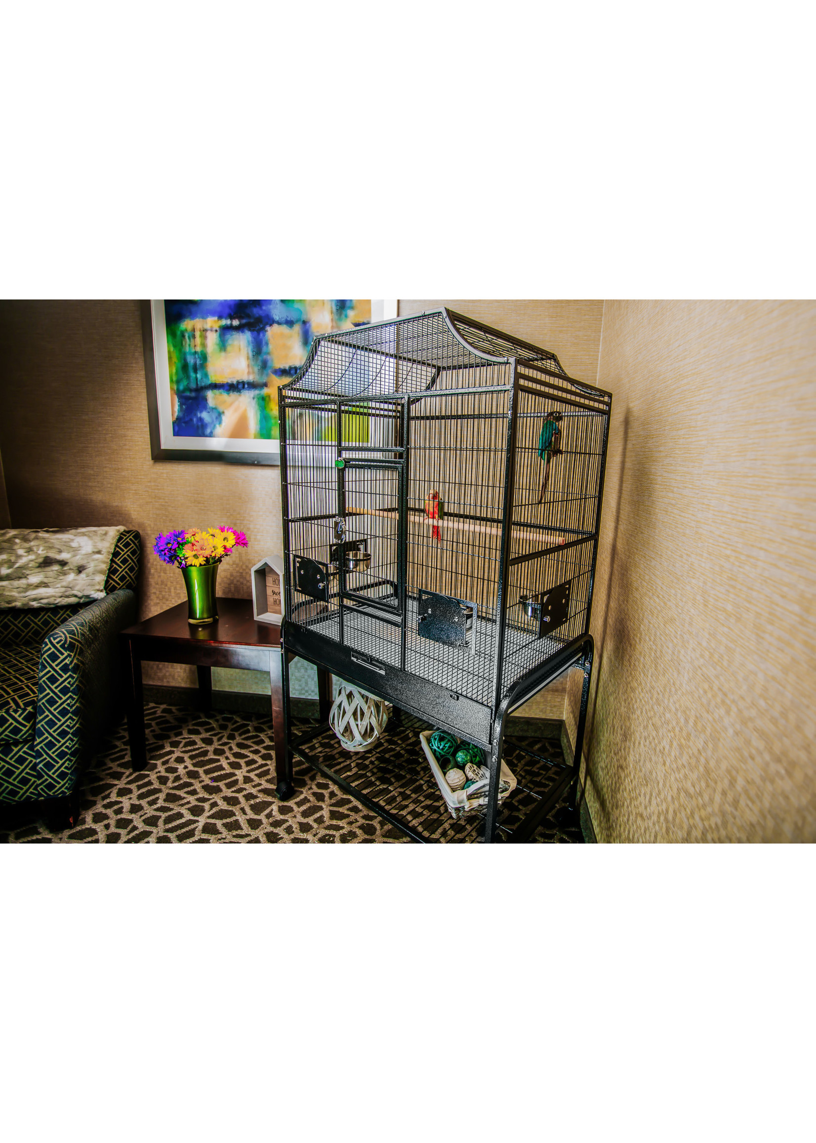 A&E A&E Elegant Flight Cage Blue 32x21