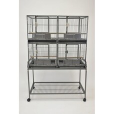 Glitter Pets GP DELUXE DOUBLE STACKED BREEDING CAGE 4020-2 (BR01)