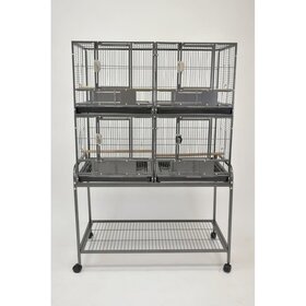Glitter Pets GP DELUXE DOUBLE STACKED BREEDING CAGE 4020-2 (BR01)