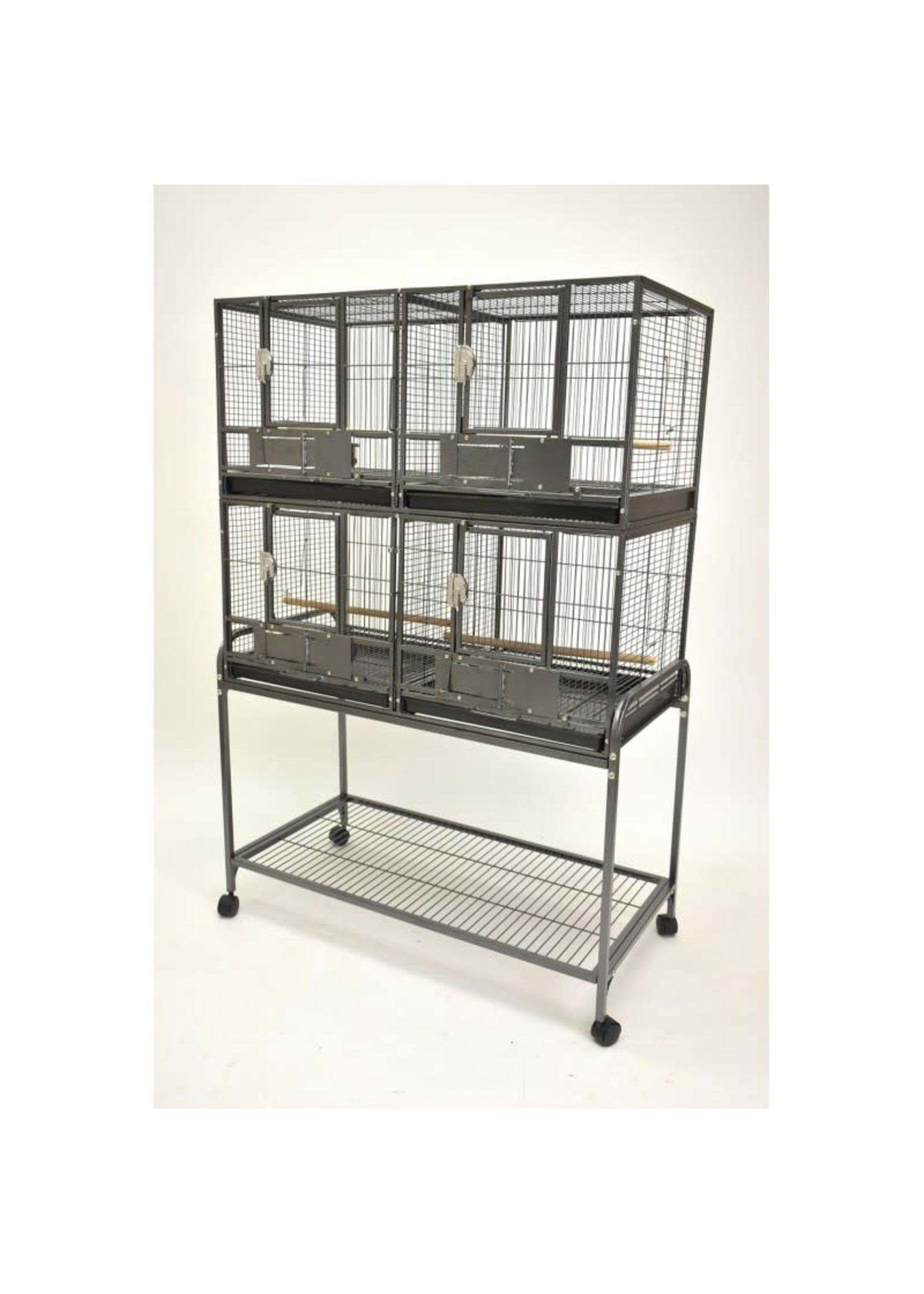 Glitter Pets GP DELUXE DOUBLE STACKED BREEDING CAGE 4020-2 (BR01)