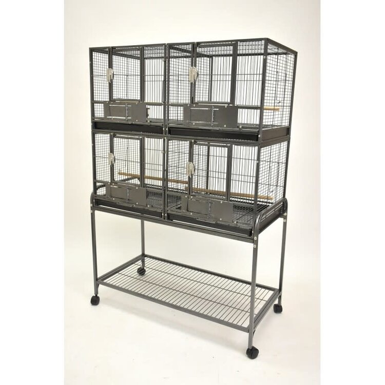 Glitter Pets GP DELUXE DOUBLE STACKED BREEDING CAGE 4020-2 (BR01)