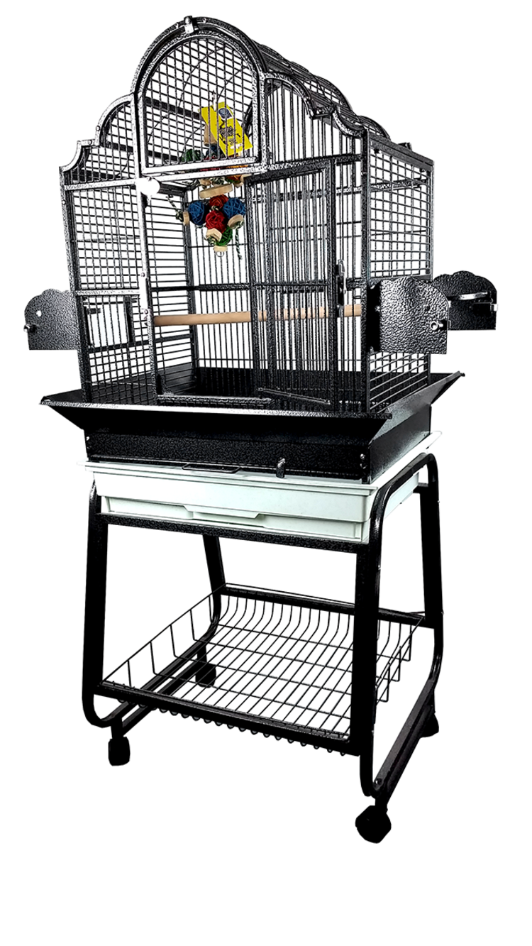 A&E A&E Victorian Top Cage with Removable Stand Black 22"x18"