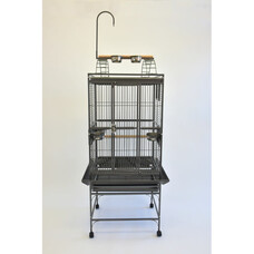 Glitter Pets GP Playtop Cage 24''x22'' Black PL02