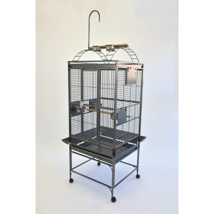 Glitter Pets GP Playtop Cage 24''x22'' Black PL02