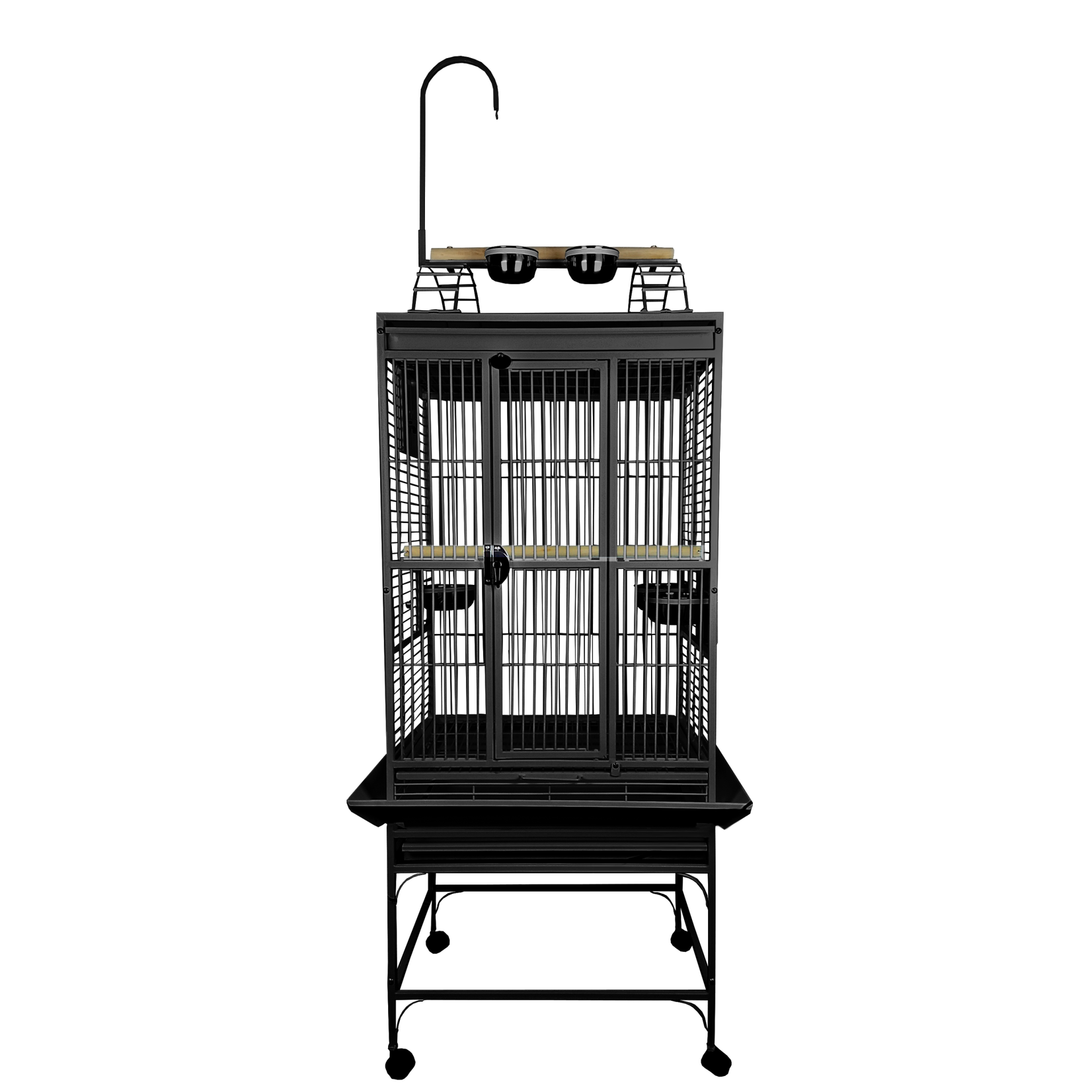 Glitter Pets GP Playtop Cage 24''x22'' Black