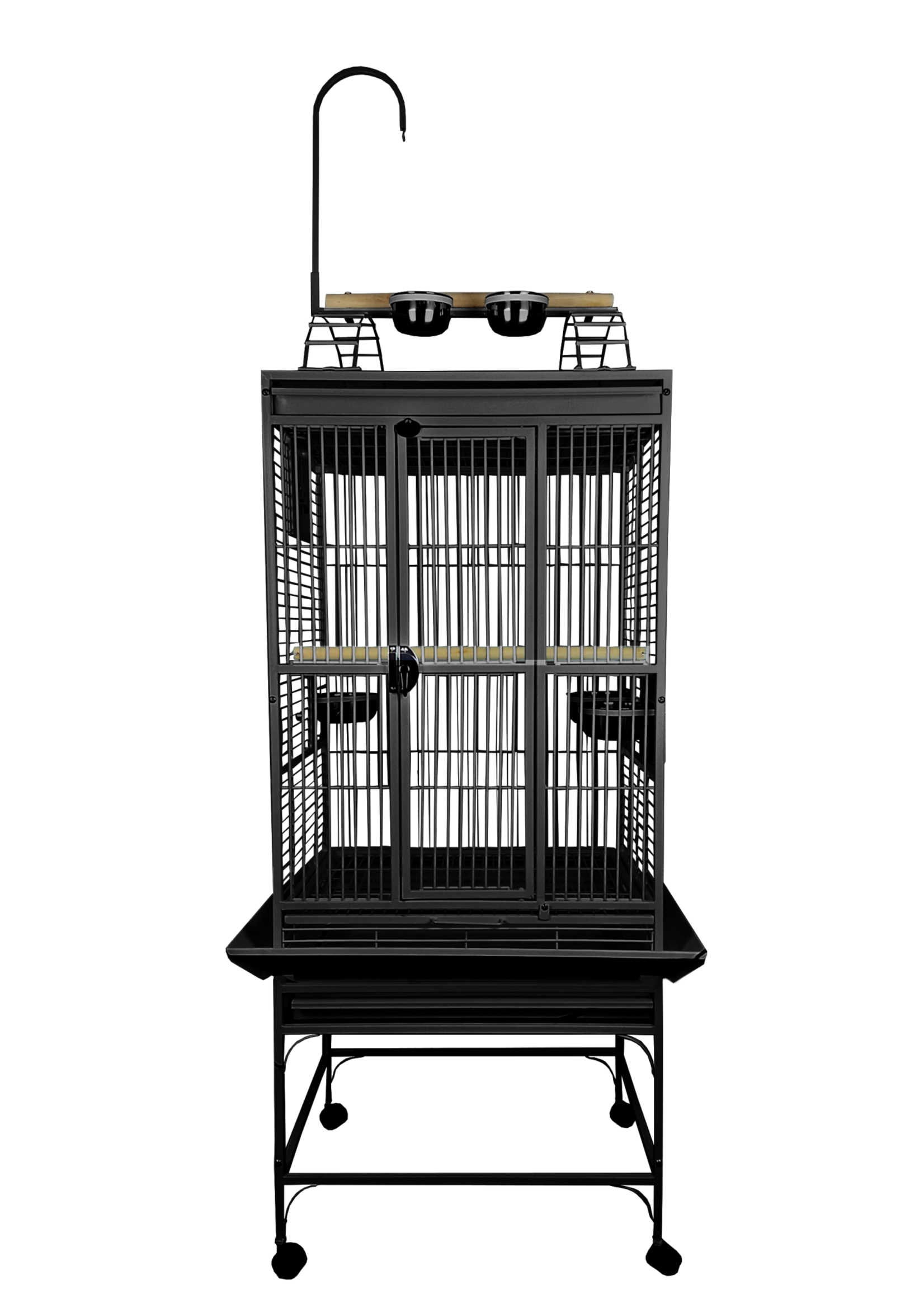 Glitter Pets GP Playtop Cage 24''x22'' Black