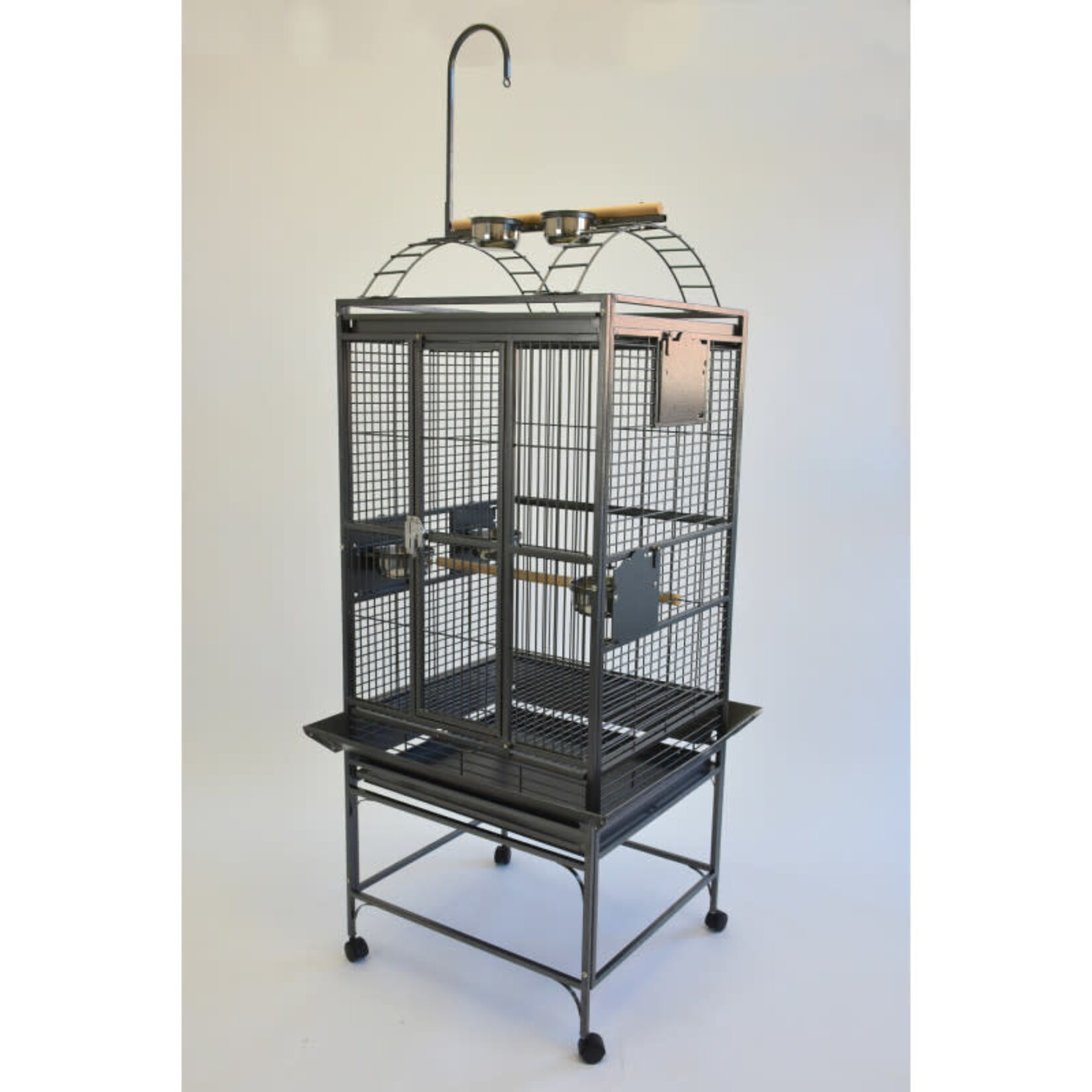 Glitter Pets GP Playtop Cage 24''x22'' Black