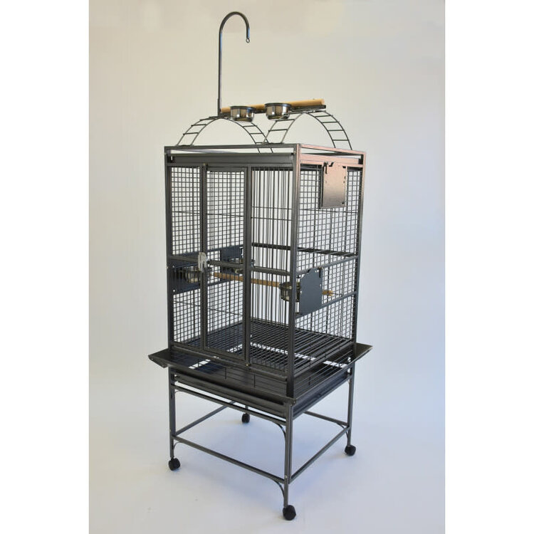 Glitter Pets GP Playtop Cage 24''x22'' Black PL02