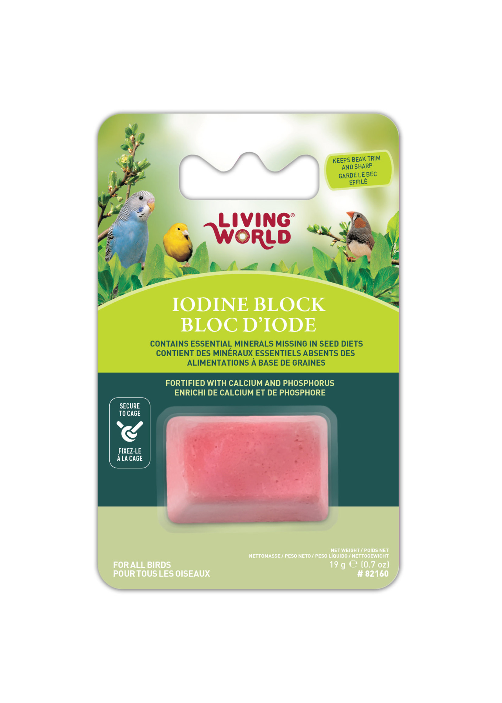 Living World Hagen Living World Iodine Block for Birds - Small - 19 g (0.7 oz)