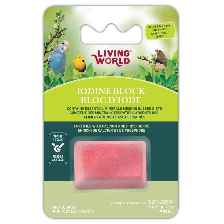 Living World Hagen Living World Iodine Block for Birds - Small - 19 g (0.7 oz)