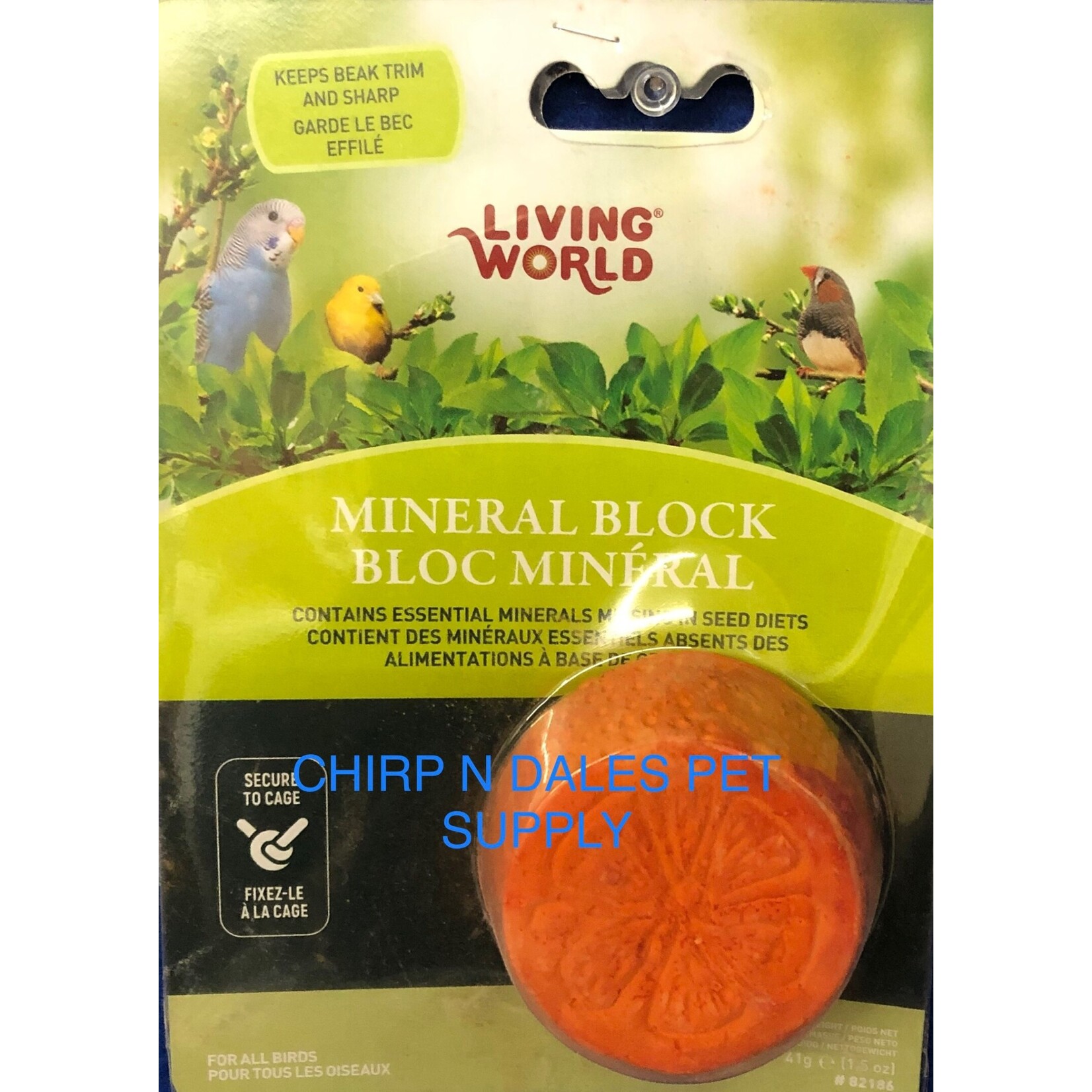 Living World Living World Mineral Block, Orange (for Parakeets), 55g