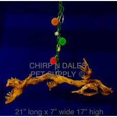 Bonkers Bonkers Hanging Grapewood Swing Lg , Assorted Shapes