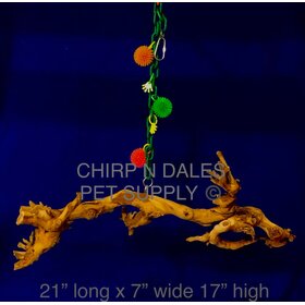 Bonkers Bonkers Hanging Grapewood Swing Lg , Assorted Shapes