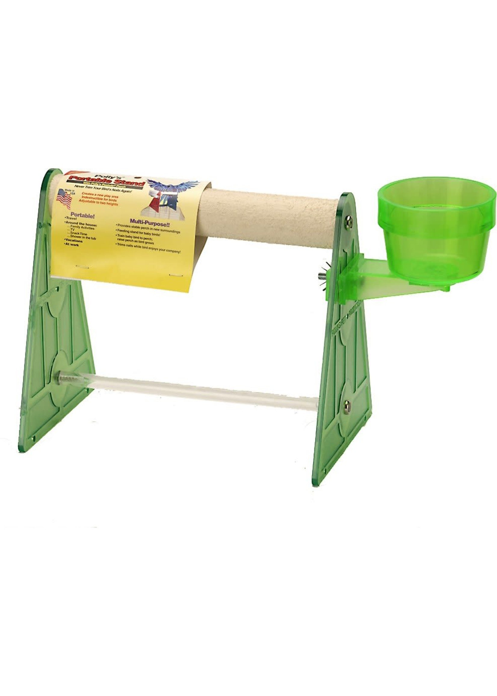 Polly's  Pet Products Polly's Portable Stand with polly's Pastels Perch - Large