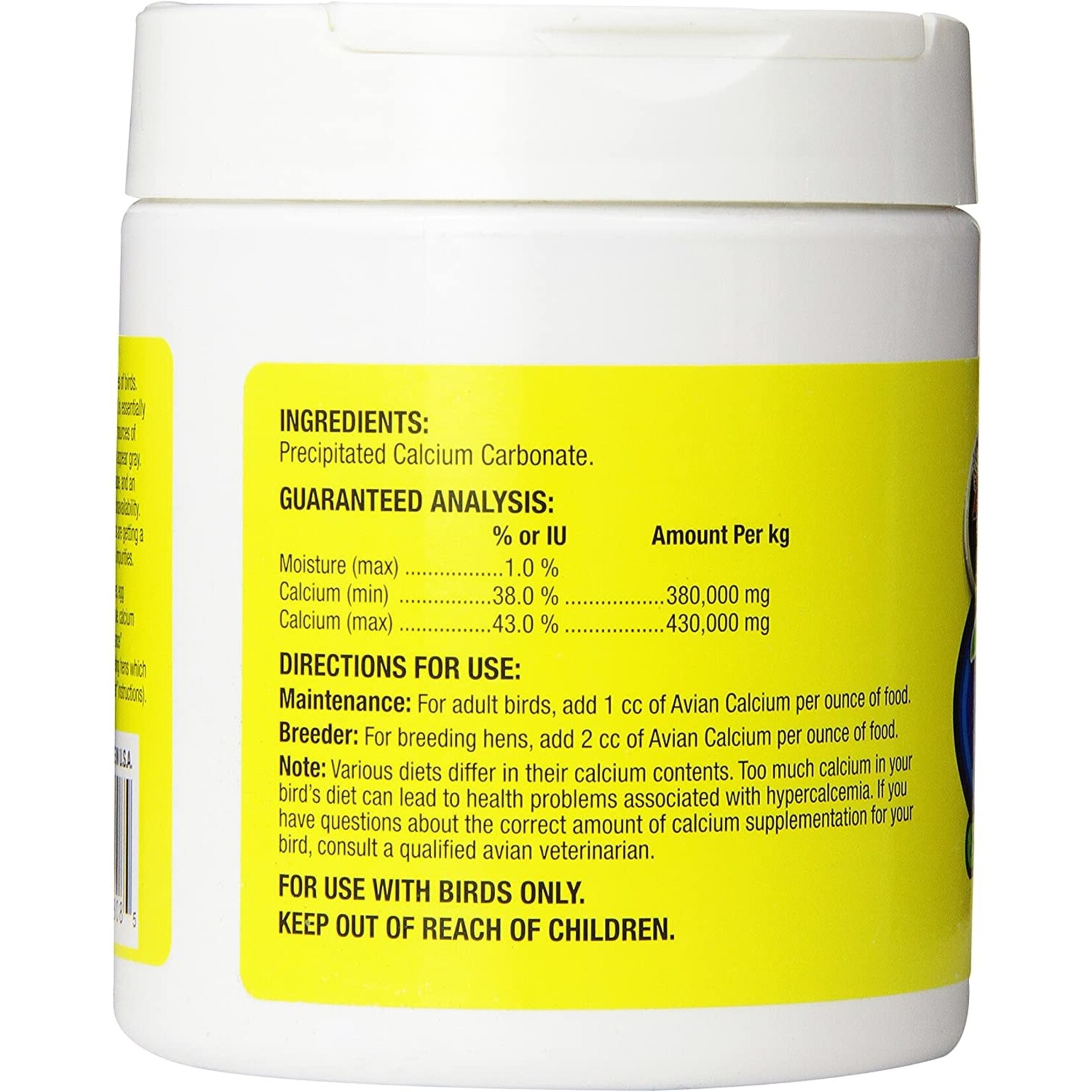 Zoo Med Labs Zoo Med Avian Calcium (8oz)