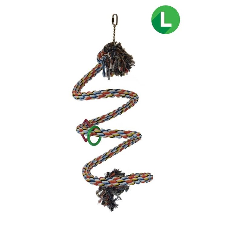 Glitter Pets Jolly Jungle Bungee Rope Bird Perch  Boings