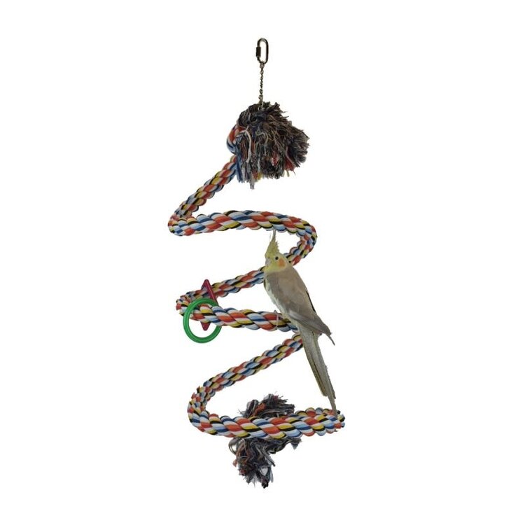 Glitter Pets Jolly Jungle Bungee Rope Bird Perch  Boings