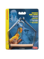 Hagen Living World Wooden Bird Swing - Medium - 10 x 12.5 cm (4 x 5 in)