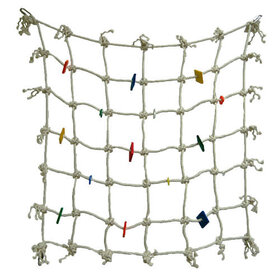 Zoo-Max Zoo Max Cotton Climbing Net 30" x 30" | Parrot Net #670