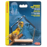 Living World Hagen Living World Wooden Bird Swing - Small - 7.5 x 10 cm (3in x 4in in)