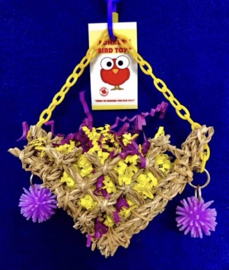 Bonkers Bonkers Seagrass Triangle Purse